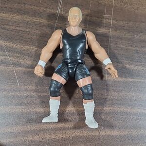 WWE Action Figure with Black and White Gear